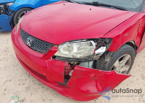 2004 Honda Civic Ex from USA, damaged, VIN 1HGEM22074L078526